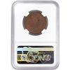 Image 2 : 1854 Braided Hair Large Cent Coin NGC MS62 RB