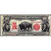 Image 1 : 1901 $10 Bison Legal Tender Note