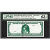 Image 1 : 1929 10 Unit American Bank Note Co. "Test Note" PMG Choice Uncirculated 63EPQ