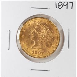 1897 $10 Liberty Head Eagle Gold Coin
