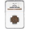 Image 1 : 1834 Classic Head Half Cent Coin NGC MS62 BN