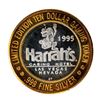 Image 2 : .999 Silver Harrah's Las Vegas, Nevada $10 Casino Limited Edition Gaming Token