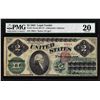 Image 1 : 1862 $2 Legal Tender Note Fr.41 PMG Very Fine 20