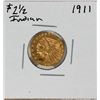 Image 1 : 1911 $2 1/2 Indian Head Quarter Eagle Gold Coin