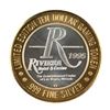 Image 1 : .999 Silver Riviera Hotel & Casino Las Vegas $10 Casino Limited Edition Gaming Token