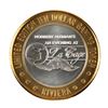 Image 2 : .999 Silver Riviera Hotel & Casino Las Vegas $10 Casino Limited Edition Gaming Token
