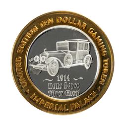 .999 Fine Silver Imperial Palace Las Vegas, Nevada $10 Limited Edition Gaming Token
