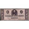Image 1 : 1863 $1 Confederate States of America Note
