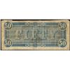 Image 2 : 1864 $50 Confederate States of America Note