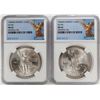 Image 1 : 1983-1984Mo Mexico 1 Onza Libertad Silver Coins NGC MS65