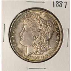 1887 $1 Morgan Silver Dollar Coin Nice Toning