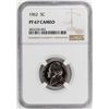 Image 1 : 1962 Proof Jefferson Nickel Coin NGC PF67 Cameo