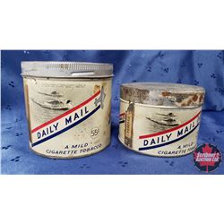 daily mail tobacco Collector Combo (2) : Daily Mail Tobacco Tin 25¢ (3