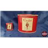 Image 2 : Cavalier Extra Mildness King Size Cigarettes 100 Tin with Matches Package (once used)