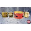 Image 2 : Collector Combo (3) Tins : Bat Plug Chewing Tobacco (No Lid) (3-1/4" x 6") & John Cotton's Finest Ti