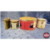 Image 4 : Collector Combo (3) Tins : Bat Plug Chewing Tobacco (No Lid) (3-1/4" x 6") & John Cotton's Finest Ti
