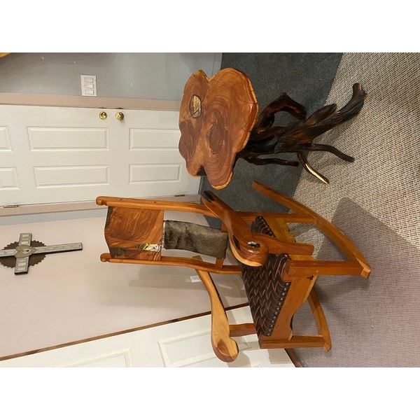 Juniper Rocking Chair Alligator Juniper Rocking Chair and End Table
