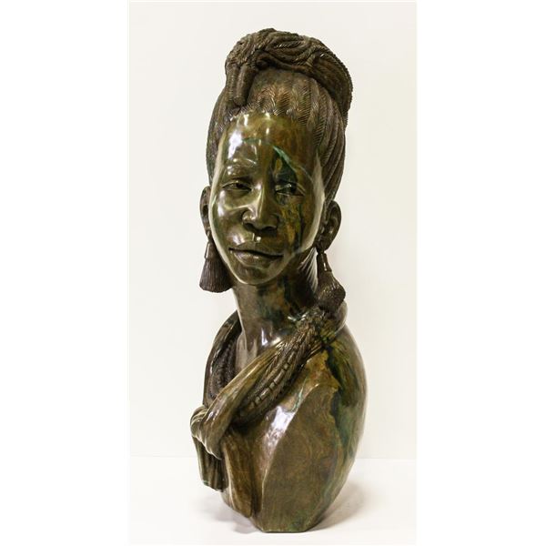 Green Verdite Sculpture