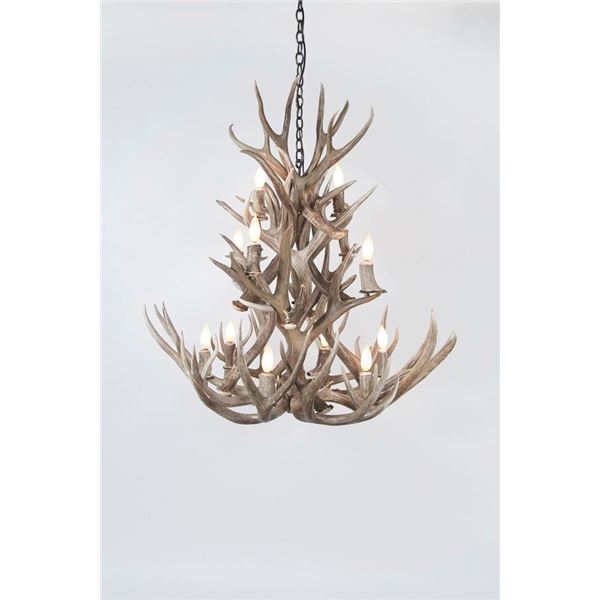 Mule Deer Antler Chandelier