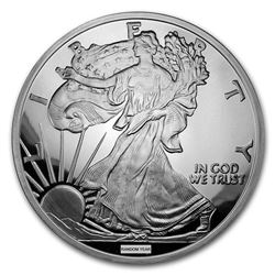 4 oz Silver Round - Random Year Silver Eagle (w/Box & COA)