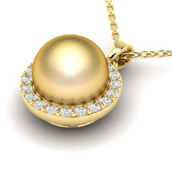 4 ctw Ruby & VS/SI Diamond Earrings 10K Yellow Gold