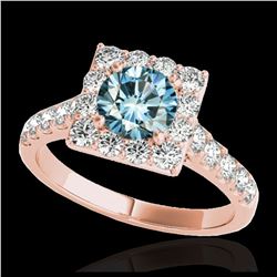 2.18 ctw Fancy Black Diamond Art Deco Stud Earrings 18K White Gold