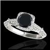 Image 1 : 1 ctw H-SI/I Diamond Solitaire Ring 10K White Gold
