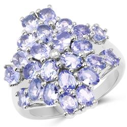 2.16 ctw Genuine London Blue Topaz .925 Sterling Silver Ring