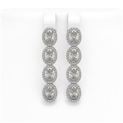 6.85 ctw Emerald & Diamond Bracelet 14K Yellow Gold