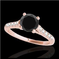 1 ctw Intense Fancy Yellow Diamond Art Deco Necklace 18K White Gold