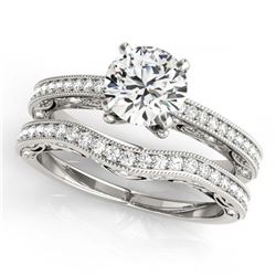 1.25 ctw VS/SI Diamond Solitaire Ring 18K White Gold
