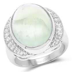 14K Rose Gold Plated 4.52 ctw Genuine Glass Filled Ruby .925 Sterling Silver Ring