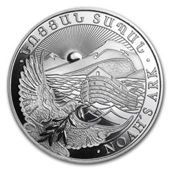2012 Armenia 1 oz Silver 500 Drams Noah€™s Ark BU