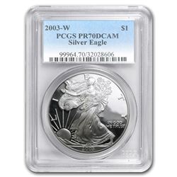 2003-W Proof Silver American Eagle PR-70 PCGS