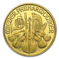1996 Austria 1/10 oz Gold Philharmonic BU