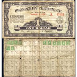 Alberta Prosperity Certificate, G & VG 