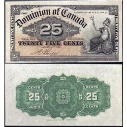 Canada 25 Cents 1900 Boville DC-15b, AU