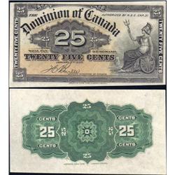 Canada 25 Cents 1900 Boville DC-15b, AU