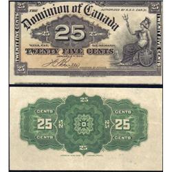 Canada 25 Cents 1900 Boville DC-15b, EF