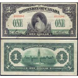 Canada Dollar 1917, DC-23a-I, PMG EF