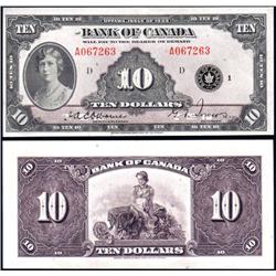 Canada 1935 Ten Dollars, CCGS UNC63