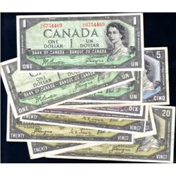 Canada 1954 Devils Face ten notes