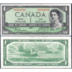 Canada 1954 Devils Face $1 PMG Unc 66
