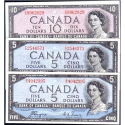 Canada 1954 Devils Face three notes