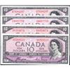 Image 1 : Canada 1954 Devils Face $10, 4 notes