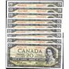 Image 1 : Canada 1954 Devils Face $20, 9 notes
