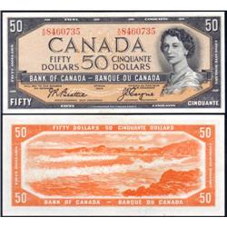 Canada 1954 $50 BC-42a PMG Gem Unc 66