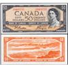 Image 1 : Canada 1954 $50 BC-42a PMG Gem Unc 66