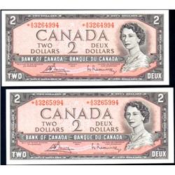 Canada Replacement 1954 $2 BC-38cA Uncs