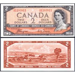 Canada 1954 $2 Devil Radar CCGS UNC63
